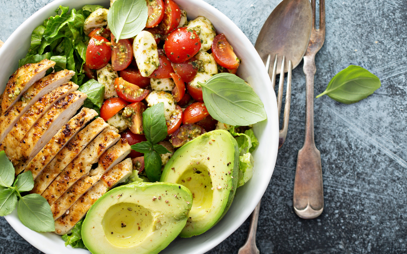 7 Day Meal Plan - Avocado and Grilled Chicken Salad