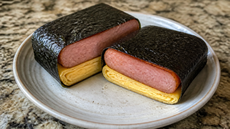 SPAM musubi without rice